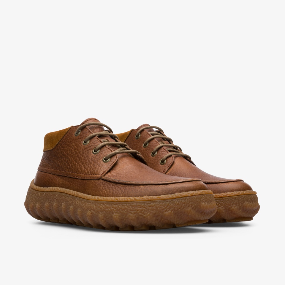 Botines Camper Ground Hombre - Kaki Oscuro | Camper Online + 8730CHRLD